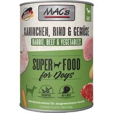 MAC's Hunde Kæledyr MAC's Adult 6 800 Kanin & grøntsager