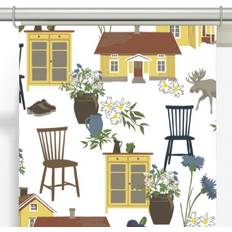 Arvidssons Textil Gardiner & Tillbehör Arvidssons Textil Panelgardin Strövtåg 2-pack