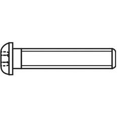 M4 x 10mm Toolcraft Linseskruer M4 10 mm Rustfrit Stål Set of 100