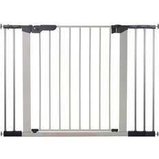 BabyDan Premier sikkerhedsgitter med 5 forlængere, sølv, 105,5-112,8 cm Bestillingsvare, 10-11 dages levering