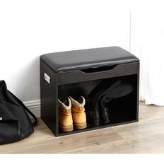 Leathers Hallway Furniture & Accessories About It Compact Shoe Rack