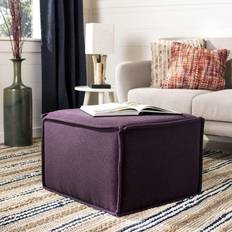 Wool Stools Safavieh MCR4667B Elaine Seating Stool