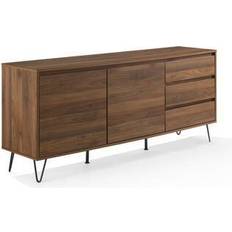 Brown Sideboards Crosley Furniture Teagan Collection KF33040BR Sideboard