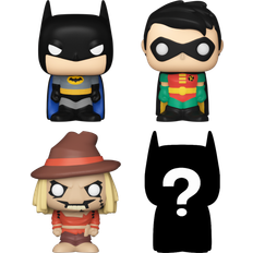 Funko Batman Funko Bitty Pop! Dc Super Heroes: Robin & Scarecrow 4-Pack