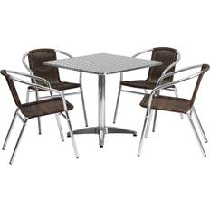 Patio Dining Sets Flash Furniture Lila 31.5'' Square Patio Dining Set