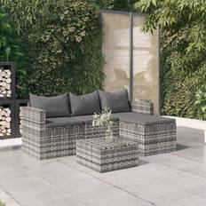 Rotting Loungeset vidaXL dynor 3 delar Loungeset