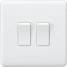 Doorbells Knightsbridge Round LED Under Cabinet Fitting- Cool White Brushed Chrome