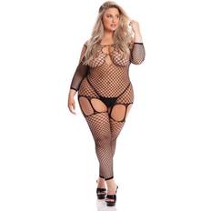 Lipstick black Pink Lipstick Pink Lipstick Black Bodystocking XL