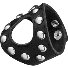 Rimba Leder Penismanschette mit Nieten