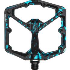 Crankbrothers pedal stamp 7 Crankbrothers Stamp 7 Platform-Pedal Splatter ltd. black/blue