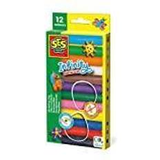 SES Creative Argilla SES Creative Plastilina Infinity per modellare Confezione da 12 (180gr)