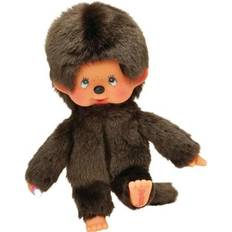 Bandai Soft Toys Bandai Monchhichi Original Kultplüschtier der 80er Kuscheliges 20 cm großes Plüschtier für Kinder und Erwachsene 84637