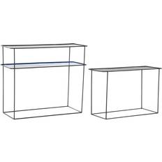 Sininen Konsolipöydät Dkd Home Decor Black Blue Metal Modern Units Console Table