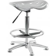 Silver Bar Stools Teknik Office Draughting Bar Stool