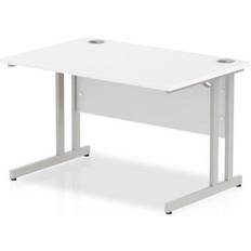 Grey Writing Desks Impulse 1200 Straight Writing Desk