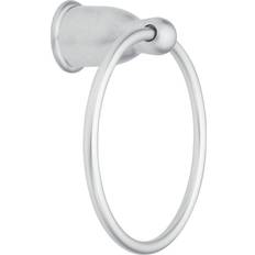 Grey Towel Rings Moen YB8086BC Mason Towel Ring Brushed Chrome