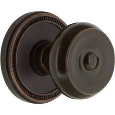 Double door knob set Soleil Solid Dummy Door Knob Set Knob