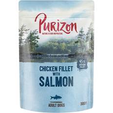 Purizon Adult Pouches 24 x 300g Salmon with Spinach & Coconut