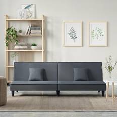 vidaXL Letto Grigio Scuro In Velluto Divano