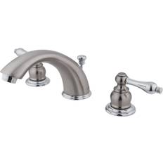 Kingston Brass KB977AL Victorian Widespread Bathroom Faucet Brushed N Grey, Nickel