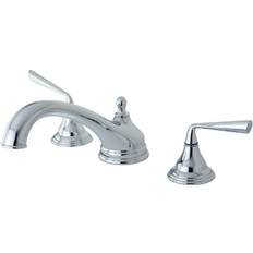 Silver Faucets Kingston Brass KS553.ZL Roman Silver, Nickel