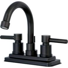 Taps Kingston Brass KS8665DL Concord 4 in Centerset Bathroom Faucet Brown, Brass
