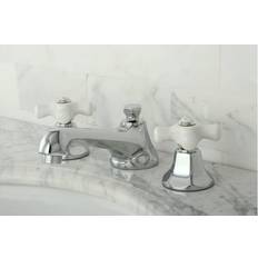 Brass Basin Faucets Kingston Brass KS446.PX Metropolitan 1.2 Nickel, Gray, Brass