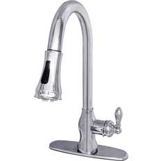 Kingston Brass Gourmetier GSY7771ACL American Classic Single-Handle Pull-Down Sprayer Polished Chrome