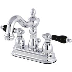 Kingston Brass KB1601PKL 4 in Centerset Bathroom Faucet Polished Polished Chrome