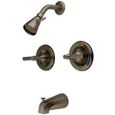 Kingston Brass KB668ML Tub and Shower Faucet Satin Nickel Nichel Spazzolato