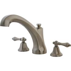 Kingston Brass KS4328AL Metropolitan Roman Tub Faucet Brushed Nickel Grey, Stainless Steel, Nickel