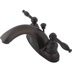 Kingston Brass KB7645KL 4 in Centerset Bathroom Faucet Bronze, Brown