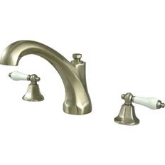Kingston Brass KS4328PL Metropolitan Roman Tub Faucet Brushed Nickel Stainless Steel, Nickel, Grey
