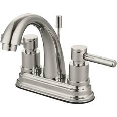 Elements Of Design Kingston Brass KS8618DL 4 in Centerset Bathroom Faucet Brushed Nicke Brushed Nickel
