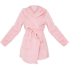 Femme - Rose Chemises de nuit PrettyLittleThing Fluffy Dressing Gown - Pink