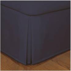Copriletti Levinsohn Textiles Gonna per Letto Singolo in Microfibra 14'' Blu Copriletto Blu