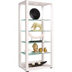 Holz Vitrinen VCM Glasol lV Floor Standing Showcase White Vitrine 52x115cm