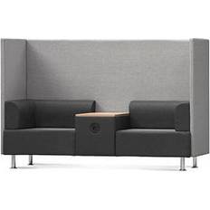 Schwarz Sofas rocada 2-Sitzer Besprechungsecke Sofa