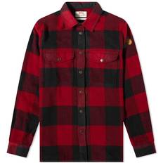 Checkered - Wool Shirts Fjällräven Canada Shirt - Red