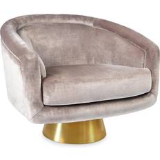 Furniture Bacharach Velvet Lounge Chair