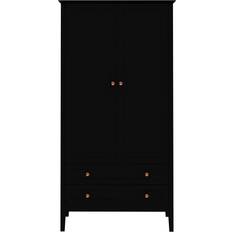 Furniture Manhattan Comfort Crown Full with 2 Wardrobe