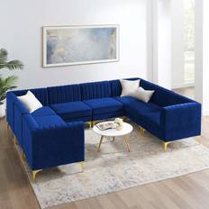 Furniture modway Triumph Collection EEI-4353-NAV Velvet Sofa