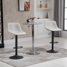 Bar Stools Homcom Swivel Bar Stool 2