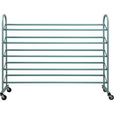 Blue Shoe Racks Oceanstar Metal 5-Tier 20 Metal Shoe Rack