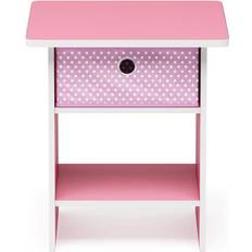 Pink Small Tables Furinno 10004 End Night Stand Småbord