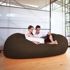 Brown Bean Bags Jaxx 7 Foot Giant Bean Bag