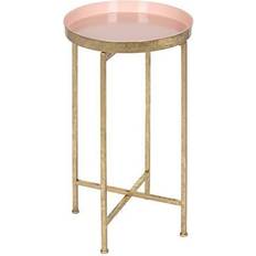 Gold Tray Tables Kate and Laurel Celia Sidebord