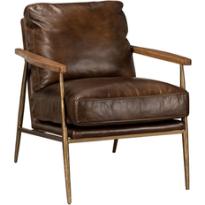 Lounge Chairs Brown Top Grain Club Lounge Chair