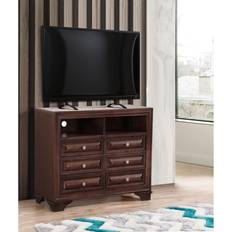 Silver TV Benches Glory Furniture LaVita 6-drawer TV Bench