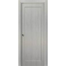 Sartodoors 18 96 Single Panel Finished Solid Sliding Door Wardrobe